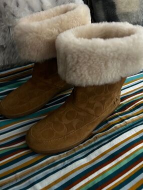 Coach Boots Like New
